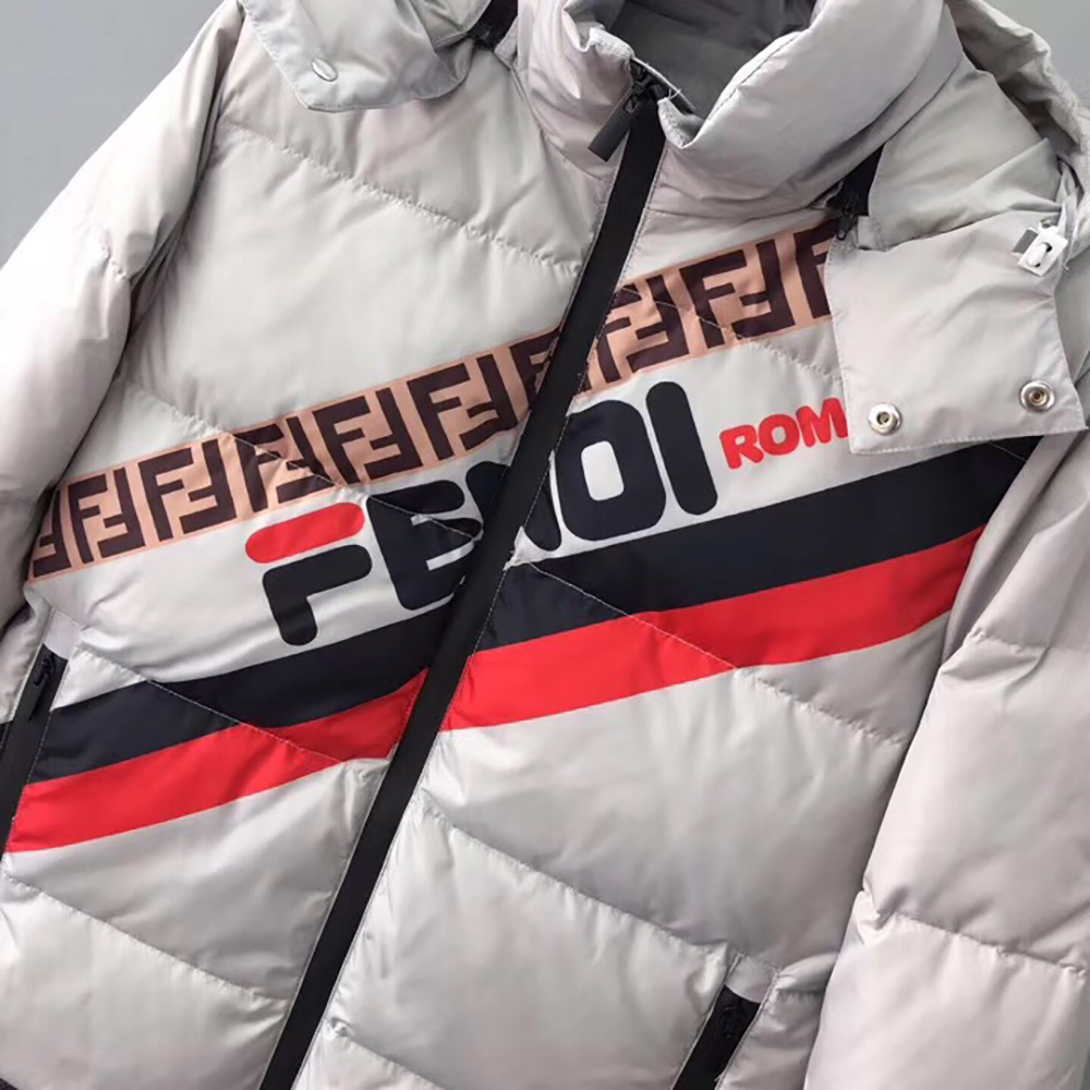 Fendi fila cheap puffer jacket